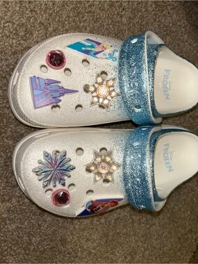 Woman’s Frozen Crocs